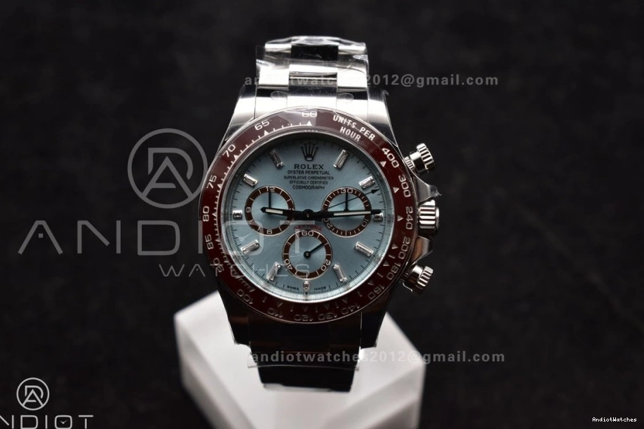 Markers Sticks 789 Bold Asian Ice 904L Dial 126506 904L SS Bracelet Clean SS Best Blue Edition 1:1 Super Clone on Daytona 0305